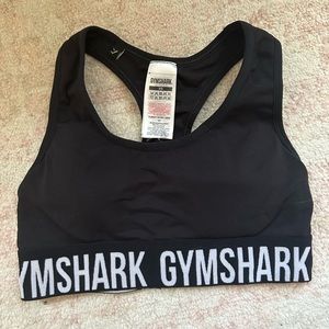 Black GymShark sports bra XS